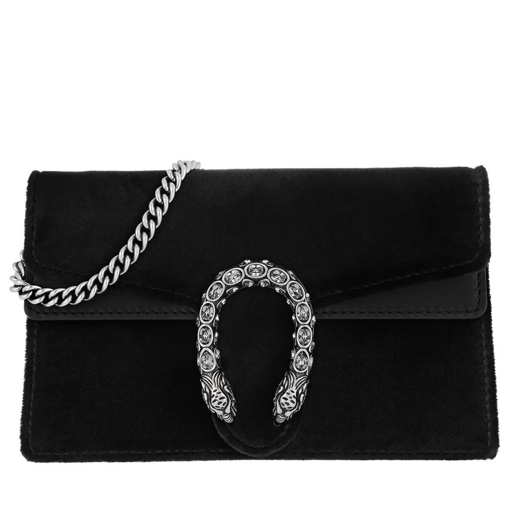 Gucci Dionysus Velvet Mini Bag Black